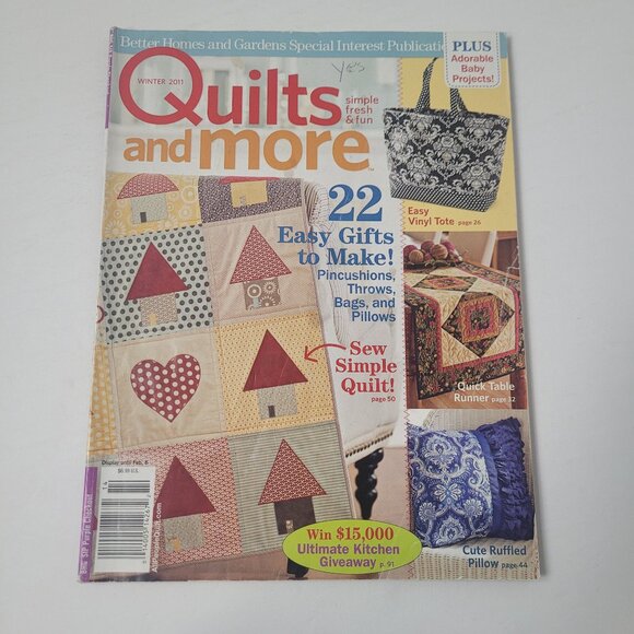 Lot of 8 QUILT & MORE Magazines by Better Homes & Gardens Creative Collection - Picture 9 of 16